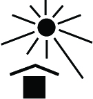keep away from sunlight symbol